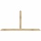 Ekena Millwork Portland Rough Sawn Timber Gable Bracket, Douglas Fir, 84"W x 42"H x 2"D x 4"F, 12/12 Pitch GBW084X42X0204POR00RDF - alternate 1
